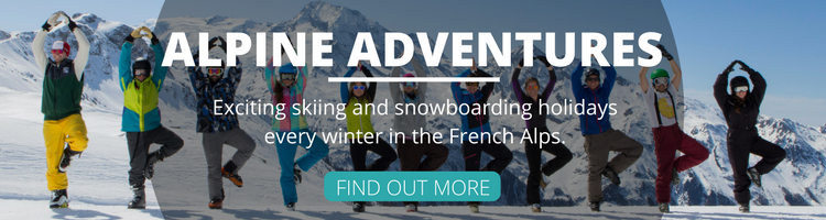 Snow Sports and Yoga Banner