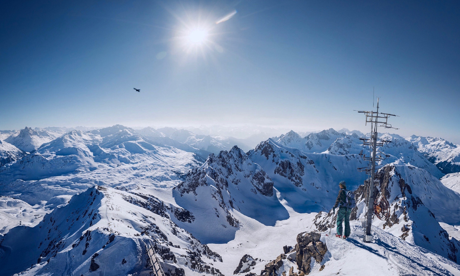 yoga skiing