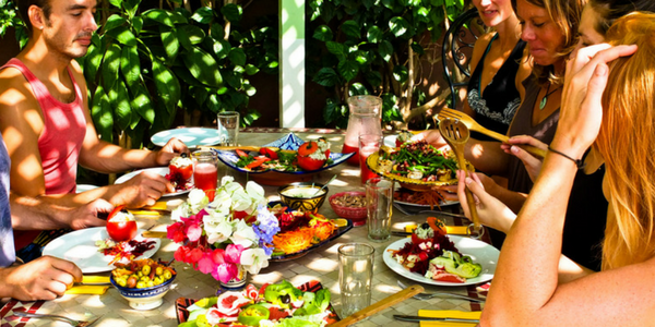 Alfresco Dining Morocco retreat