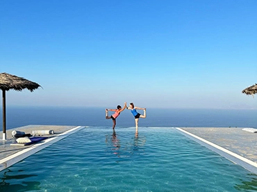 santorini yoga holiday