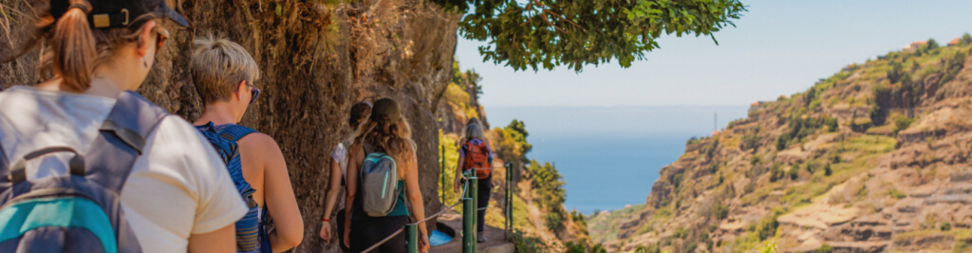 women hiking in madeira